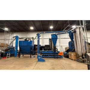 complete used Cable Management wire chopping line